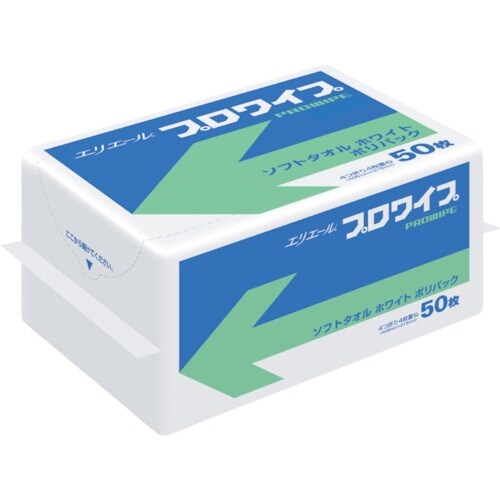 エリエール プロワイプソフトタオルホワイトポリパッ