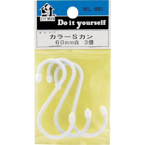 WAKI カラ−Sカン ML881 60MM シロ