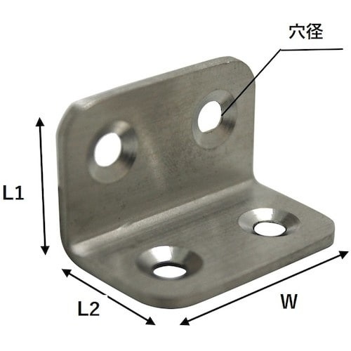 WAKI ステン中厚アングル IH−120 19X