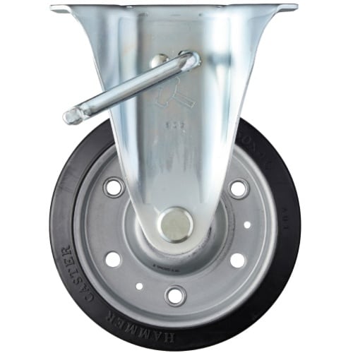 ハンマー プレート式キャスター 固定(ストッパー付