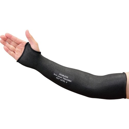 赤尾 耐切創アームカバーTNA430BK