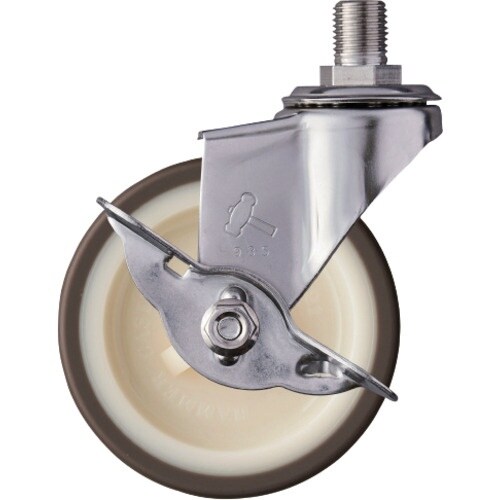 ハンマー ステンレス製ねじ込み式キャスター 自在(