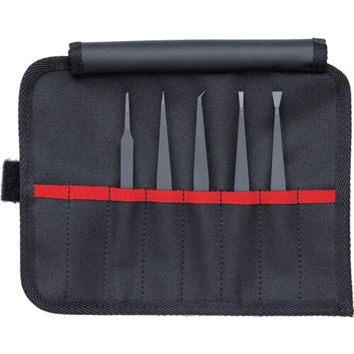 KNIPEX プラスチックピンセット 5本組セット