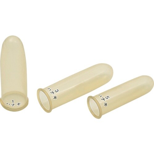 ハナキゴム 工業用指サック中長