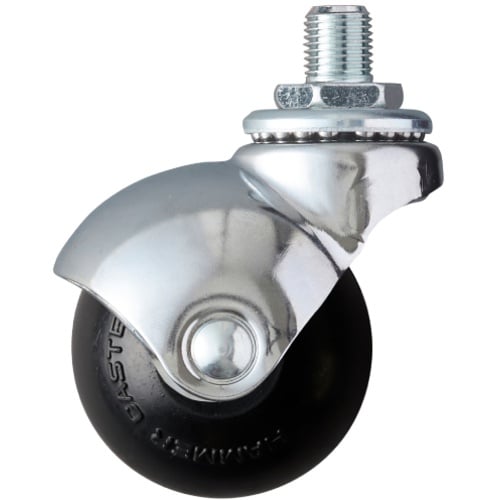 ハンマー ねじ込み式UNF1/2 旋回式ゴム車輪