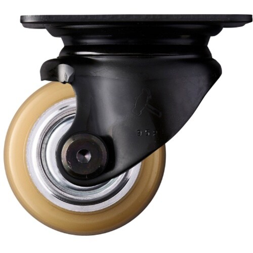 ハンマー 低床式プレートキャスター 自在 車輪径5