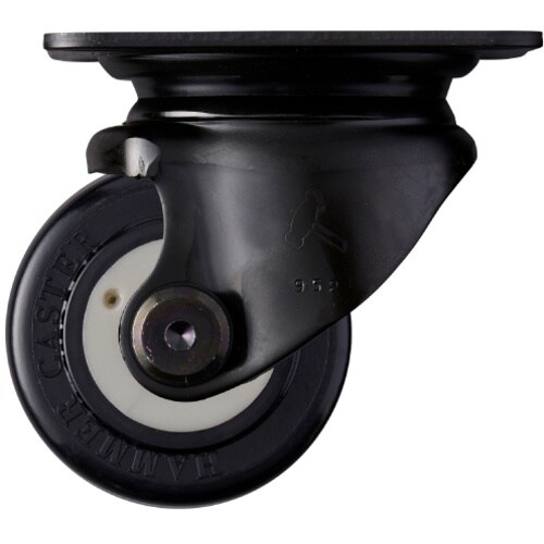 ハンマー 低床式重荷重用キャスター 自在 車輪径5