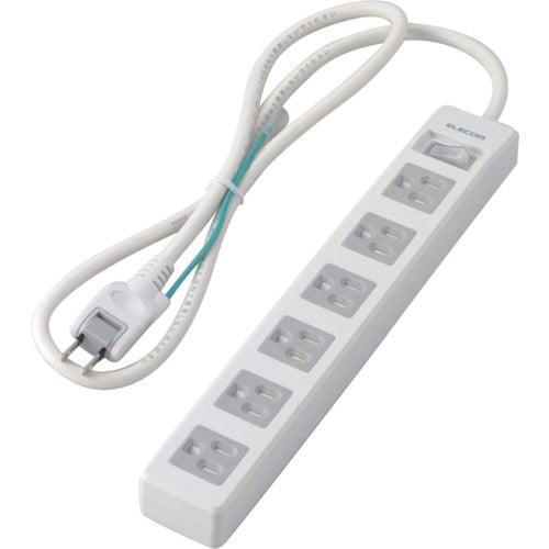 ELECOM タップ 3P6個口 差込口2P 一括