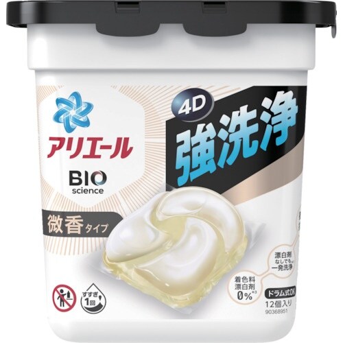 P&G アリエール ジェルボール4D 微香 本体