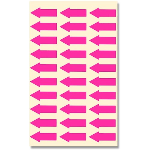 HEIKO タックラベル 矢印 No.647 蛍光