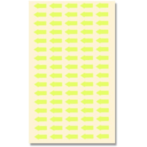 HEIKO タックラベル 矢印 No.636 蛍光