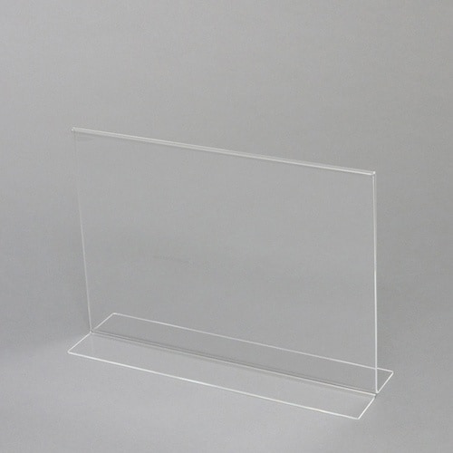 HEIKO アクリルサインホルダー T字両面 A4