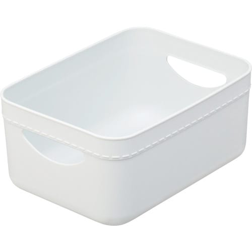 TENMA やわらか収納ケース ハーフ浅 W(ホワ