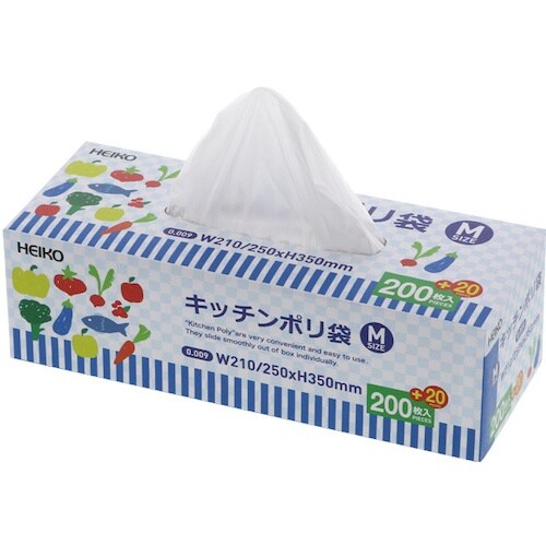 HEIKO ヘイコーキッチンポリ M 220枚入り