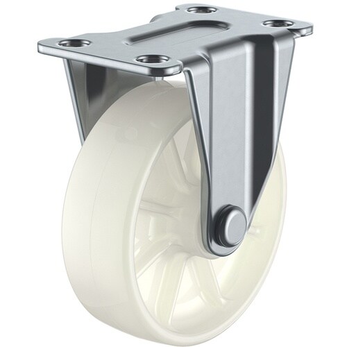 ユーエイ プレート式 固定 キャスター ナイロン