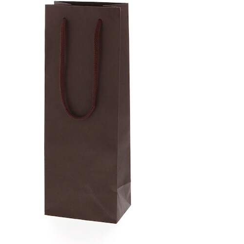 HEIKO 手提げ紙袋 カラーチャームバッグ ブラ