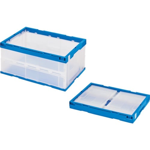 積水 折りたたみコンテナ エコタイプ フタ無し 透