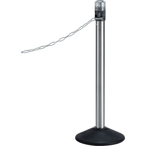 テラモト LEDライト付きチェーンスタンド アルミ