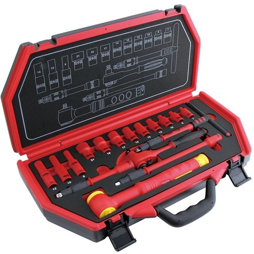 Pro−Auto 3/8”DR.17PC.絶縁工具
