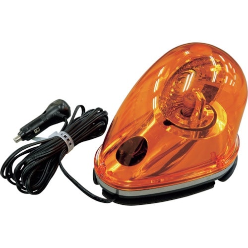 緑十字 マグネット着脱式LED回転灯(流線型) 回