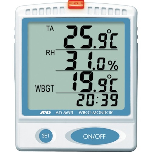 A&D 壁掛・卓上型熱中症指数モニター