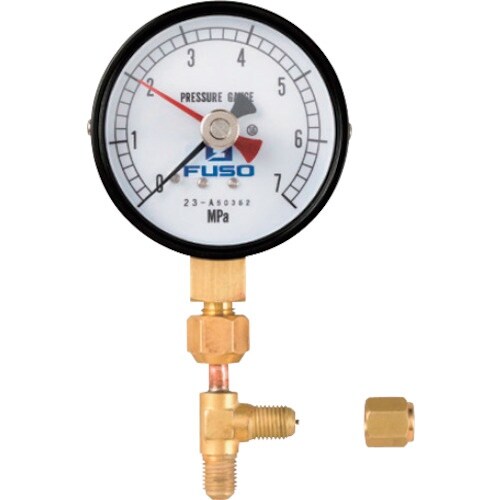 FUSO 圧力計チーズアダプタ付