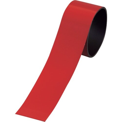 緑十字 マグネットシート 反射タイプ 赤 マグネ5