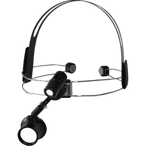 リーフ ワイヤーヘッドライト付アイルーペ 倍率5倍