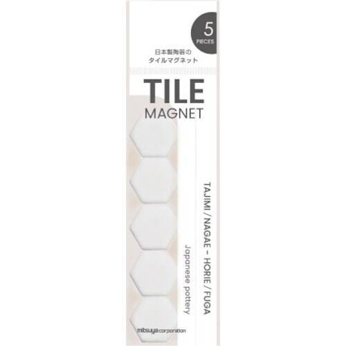mitsuya タイルマグネット六角ホワイト