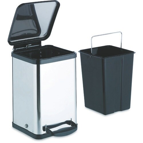 テラモト ゴミ箱 ペダルボックス角型 14L