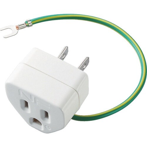 ELECOM タップ ノイズOAアダプタ 3ピンー