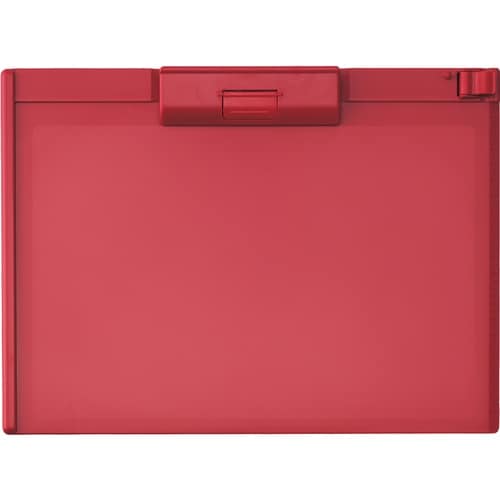 LIHIT クリップボード 赤 A4/S