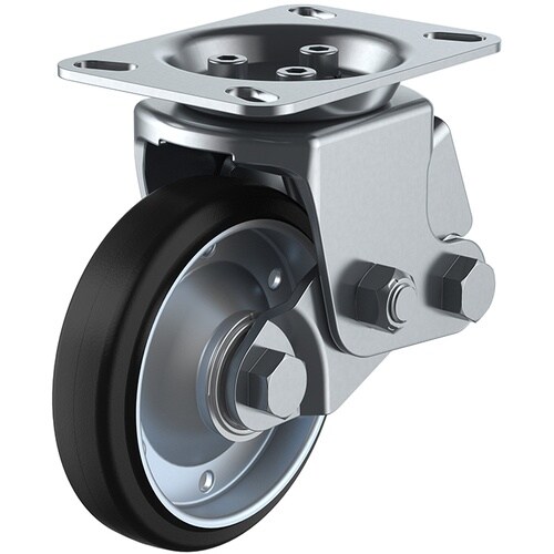 ユーエイ プレート式 固定 クッションキャスター