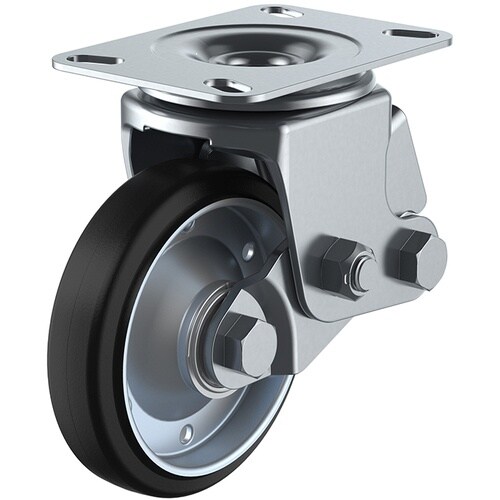 ユーエイ プレート式 自在 クッションキャスター