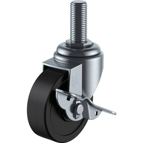 ユーエイ ねじ込み式 自在 キャスター 導電ゴム