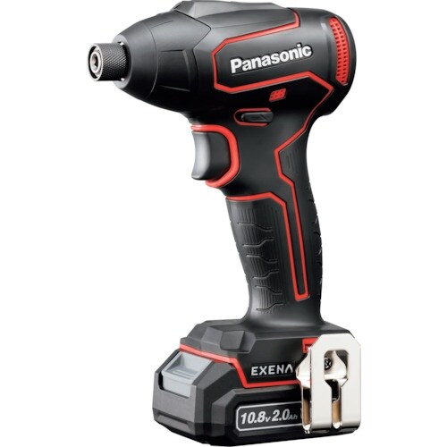 EXENA 充電インパクトドライバー (赤)(電池