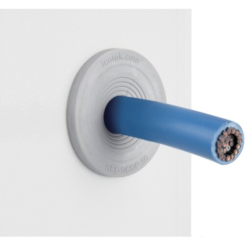 icotek 膜付きワンタッチグロメット(配線可能