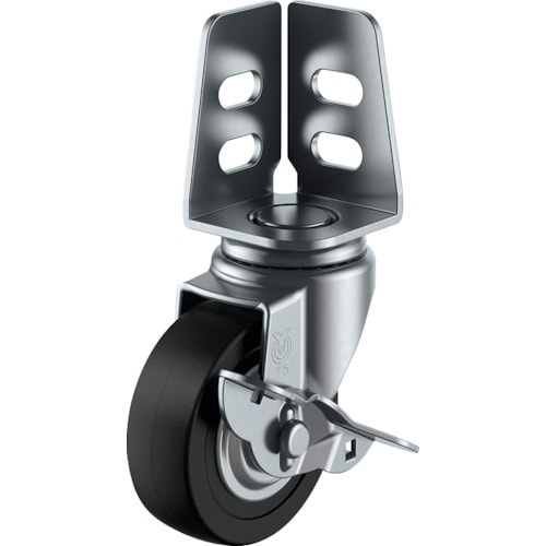 ユーエイ アングル 自在 キャスター 導電ゴム 車