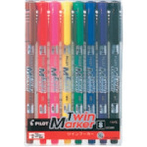 PILOT 油性マーカー ツインマーカー 細・極細