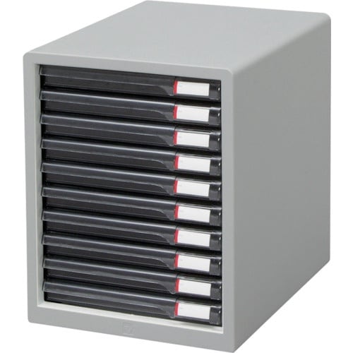 IRIS 245972 レターケース浅型10段 2