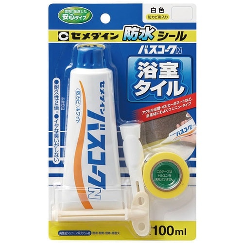 セメダイン バスコークN 白 P100ml HJ−