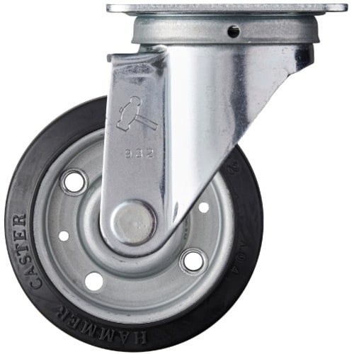 ハンマー プレート式キャスター Sシリーズ 自在