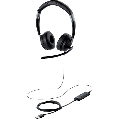 ELECOM 有線ヘッドセット デュアルマイクノイ