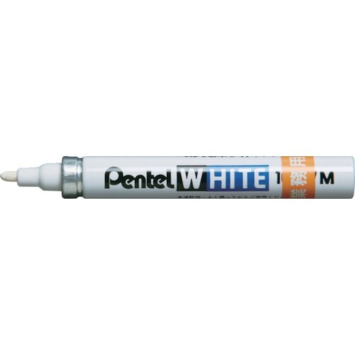 PENTEL 工業用マーカー ホワイト業務用 極細