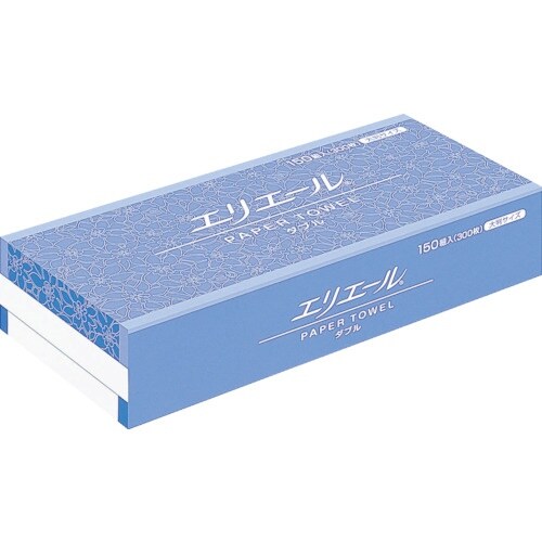 エリエール ペーパータオル ダブル150組300枚