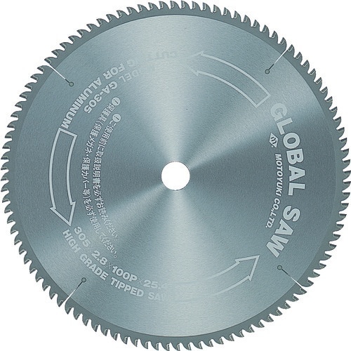 モトユキ グローバルソー アルミ用 外径190mm