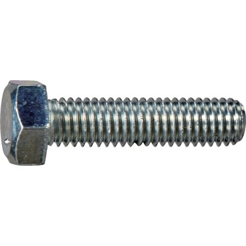TRUSCO 六角ボルト 三価白 全ネジ M5×1