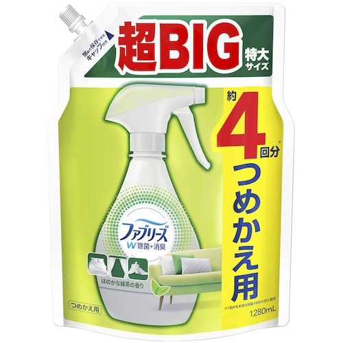 P&G ファブリーズ W除菌+消臭 ほのかな緑茶の
