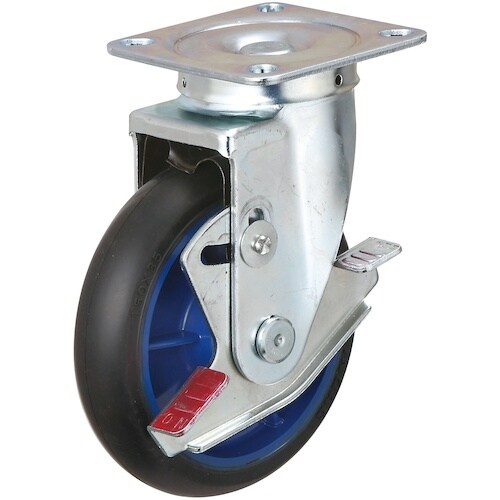 イノアック 低始動抵抗キャスターゴム車輪付タイプ