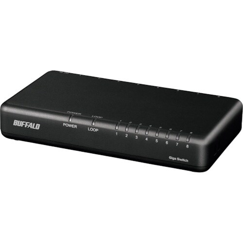 BUFFALO Giga 8ポート スイッチングハ